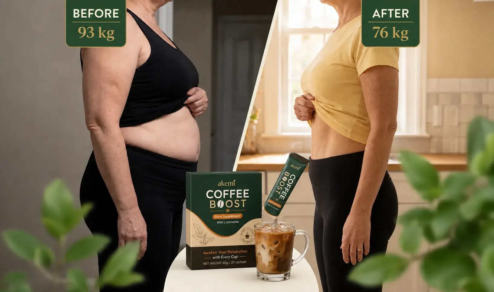 Akemi Coffee Boost results